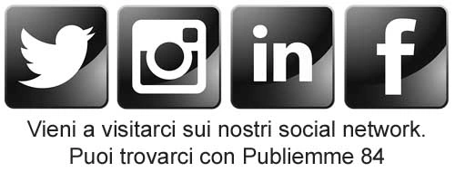 Publiemme84 nei Social Network Nei Social Network trovi la Publiemme 84