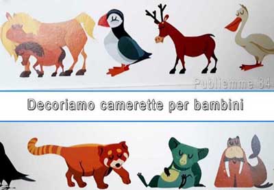 Decorare camerette per bimbi