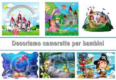Camerette bimbi idee decorazioni Decorare camerette per bimbi