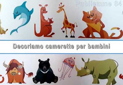 Digital Murales per camerette bimbi Murales digitale per camerette bimbi