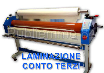 Laminazione adesiva conto terzi Servizio di laminazione adesiva