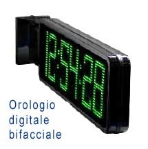 Orologi led bifacciali