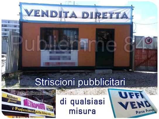 Striscioni pubblicitari per cantieri