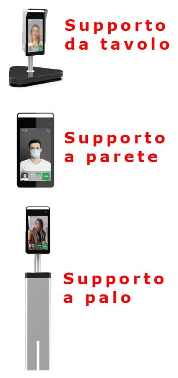 Termoscanner, supporti