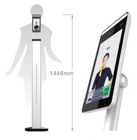 Supporto da pavimento per il Termoscanner Termoscanner, supporto da pavimento con palo