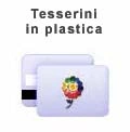 Stampa tesserini in plastica personalizzati