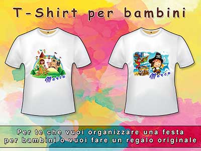 tshirt personalizzate per bambini